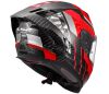 LS2 FF807 DRAGON CARBON-6K TRAX racing helma červená vel.M